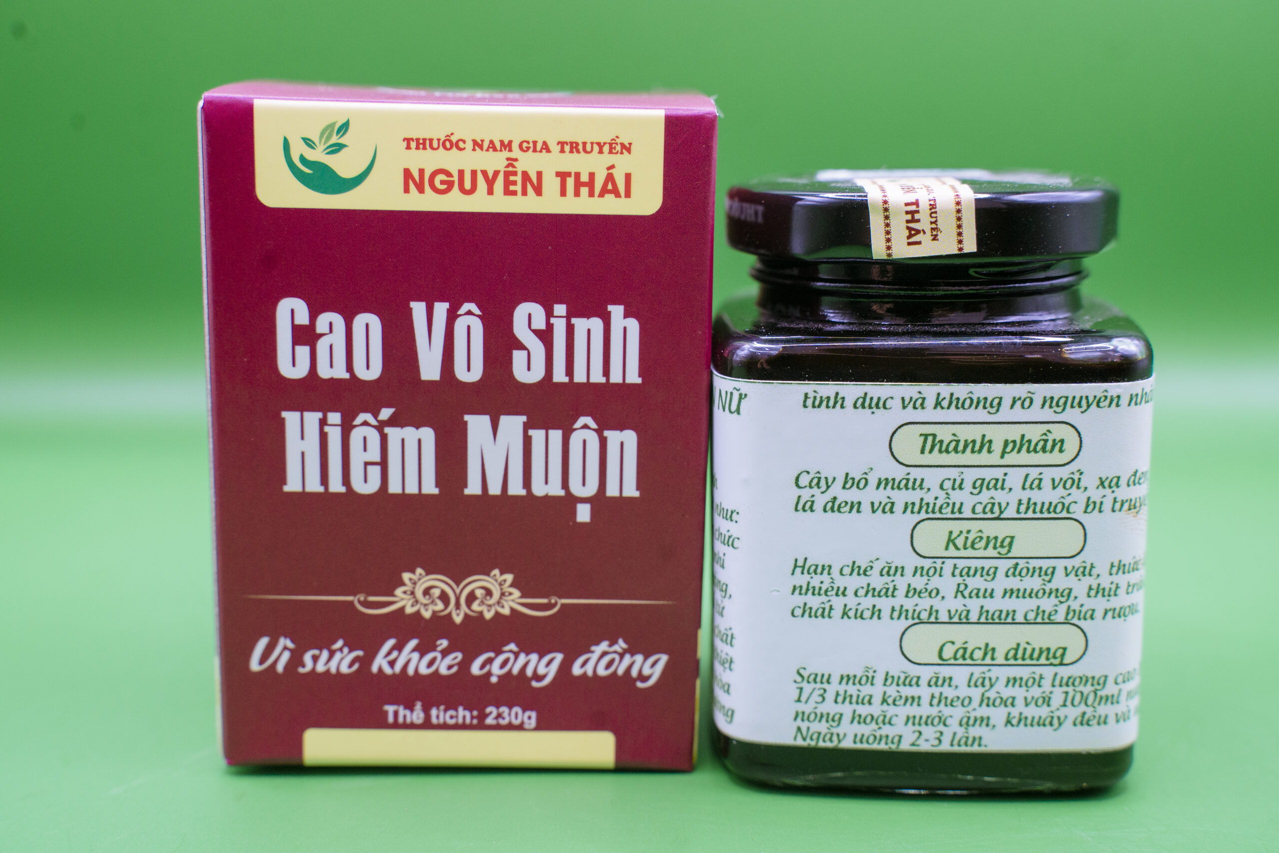 cao dieu tri vo sinh hiem muon